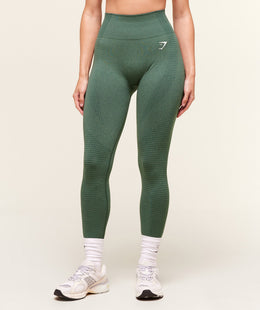 Gymshark Vital Regular Leggings - Dark Green Marl