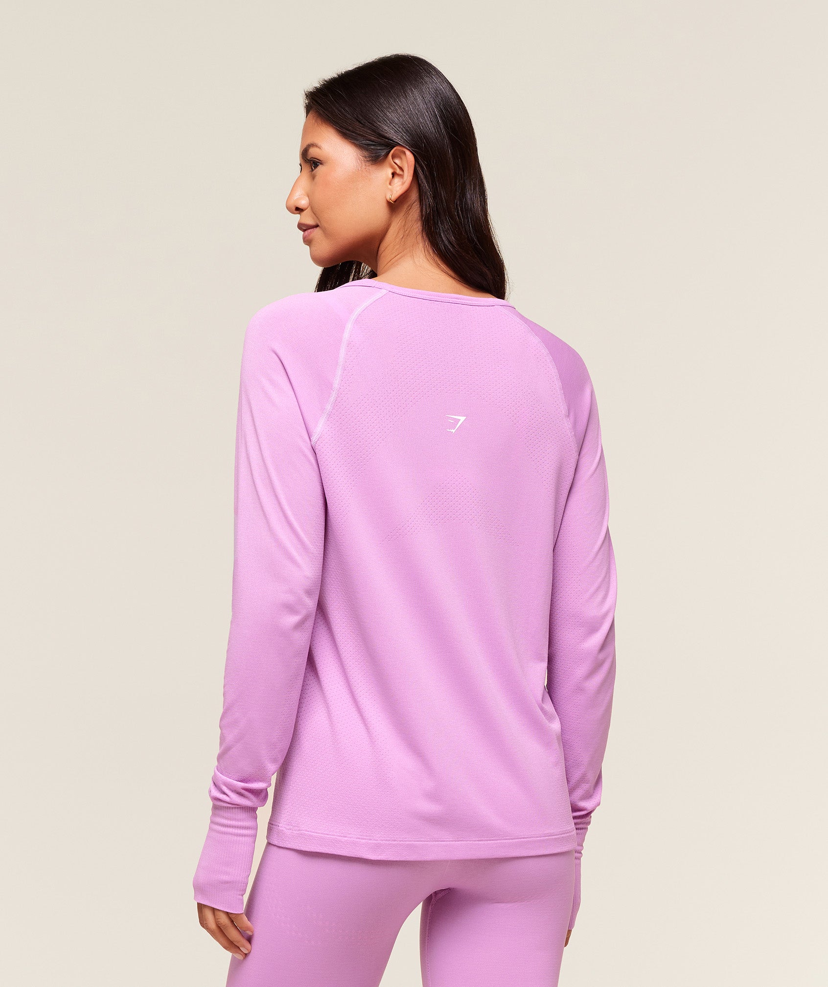 Gymshark Vital Light Long Sleeve Top - Sour Pink Marl