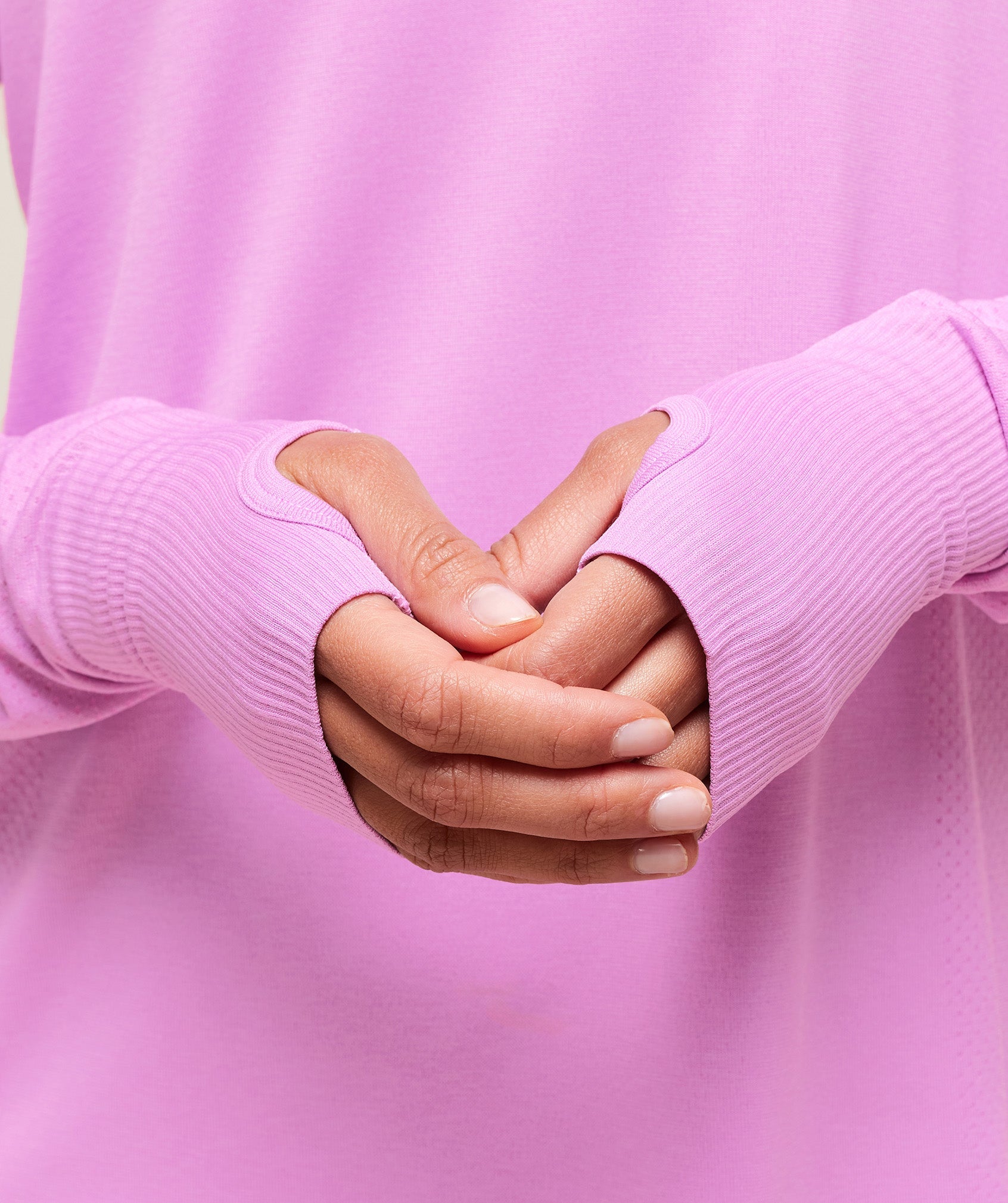 Gymshark Vital Light Long Sleeve Top - Sour Pink Marl
