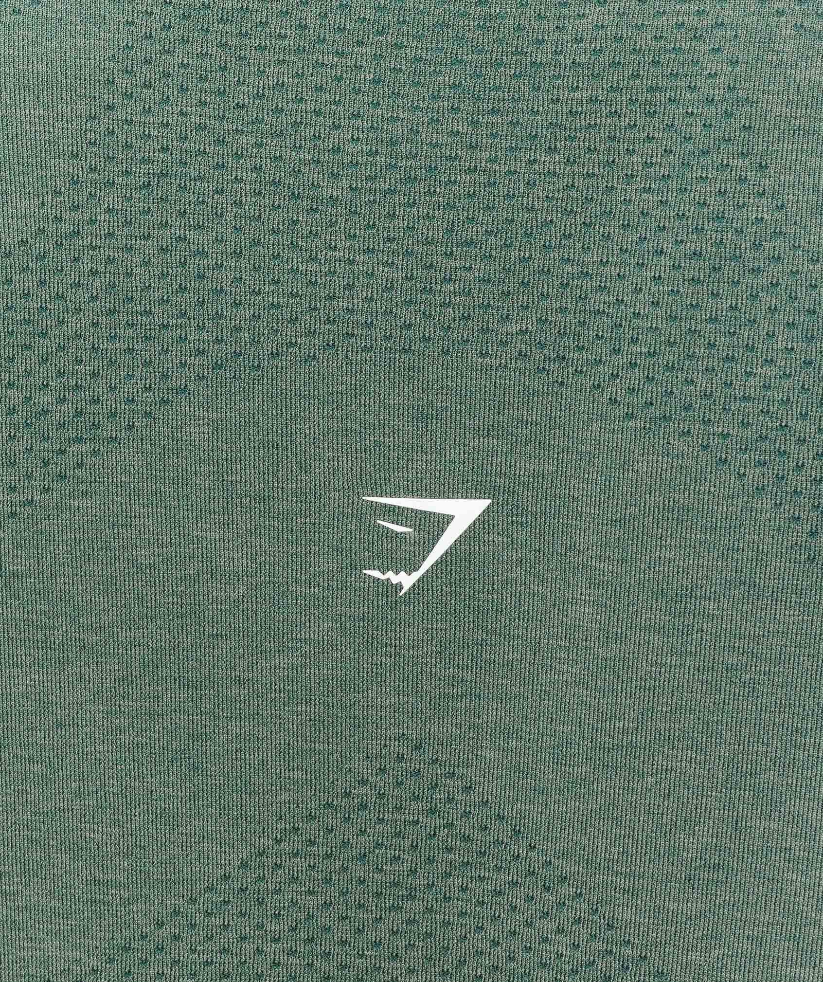 Gymshark Vital Light Long Sleeve Top - Obsidian Green Marl