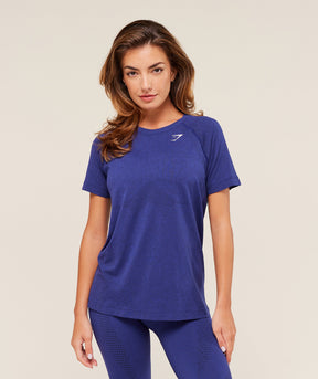 Gymshark Vital Light T-Shirt - Cobalt Purple Marl