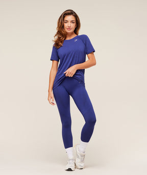 Gymshark Vital Light T-Shirt - Cobalt Purple Marl