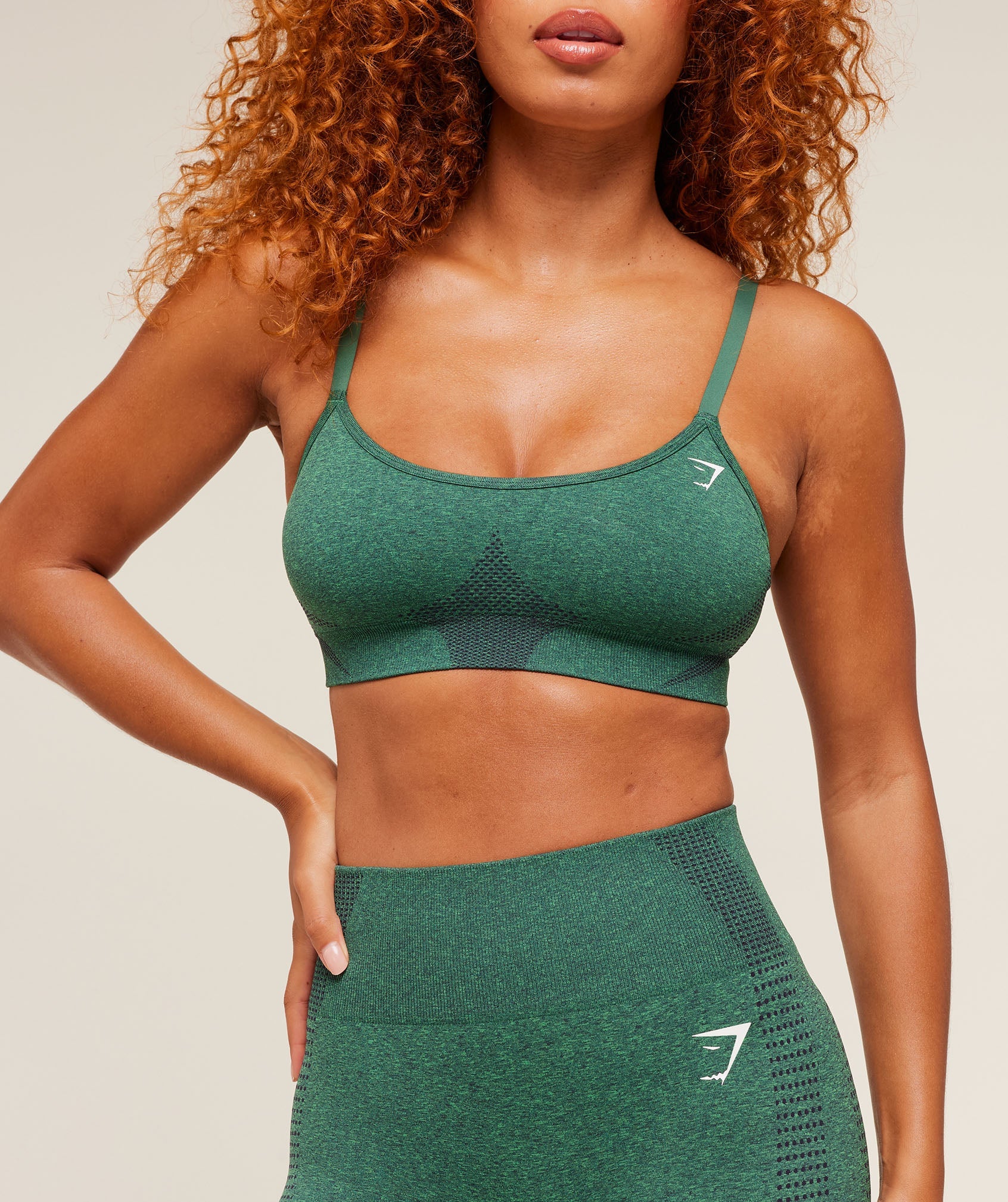 Gymshark Vital Sports Bra - GS Lift Green/ Marl