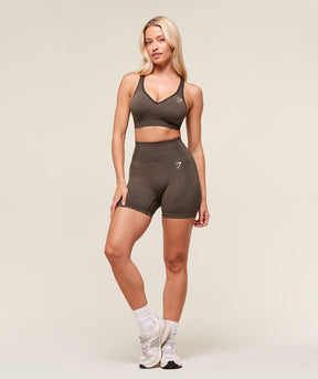 Gymshark Vital Shorts - Penny Brown Marl