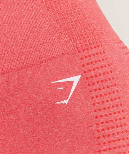 Gymshark Vital Shorts - Coral Red Marl