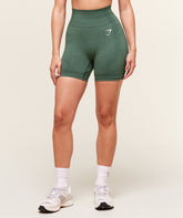 Gymshark Vital Shorts - Dark Green Marl