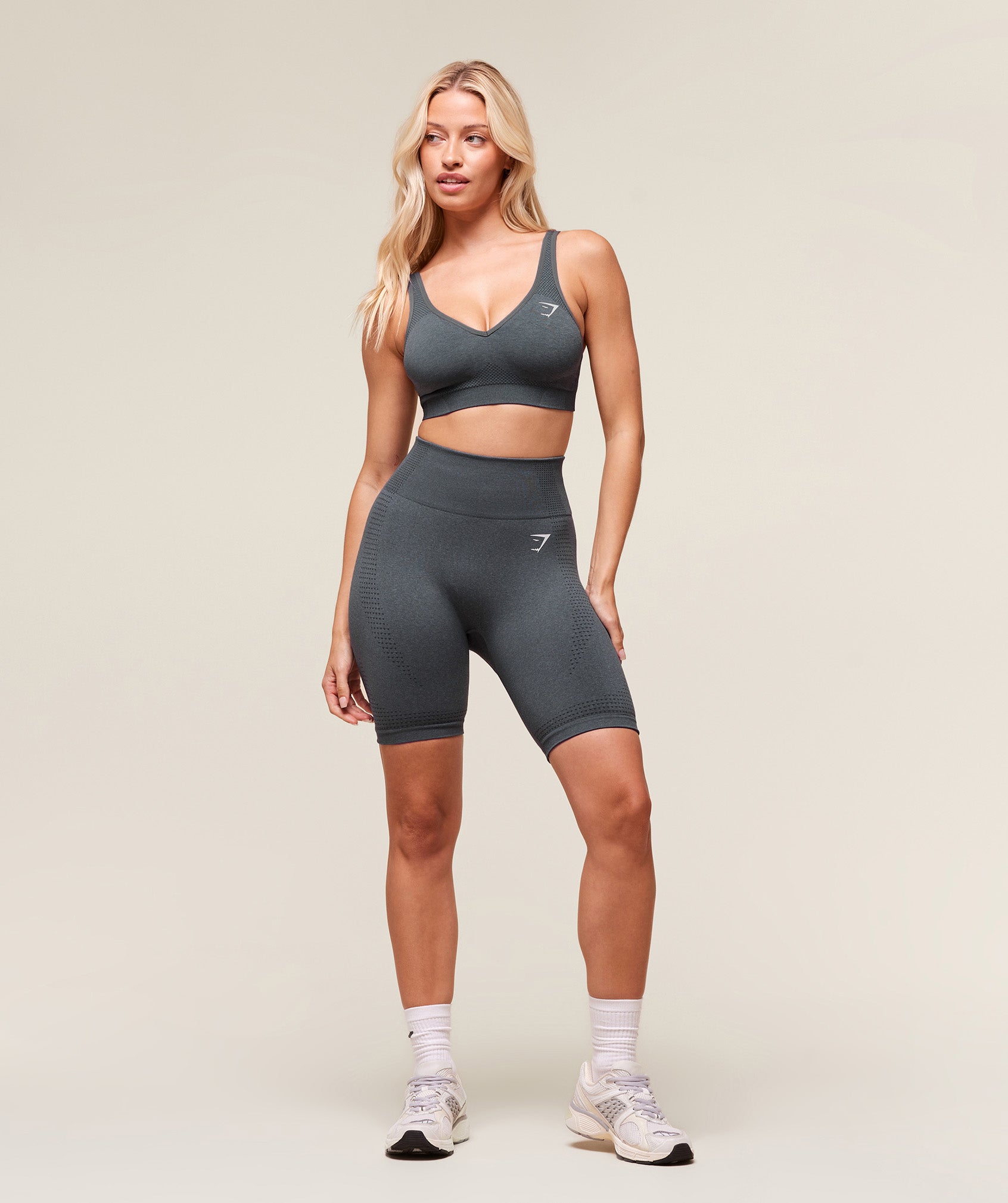 Gymshark Vital 7" Shorts - Strong Grey/ Marl