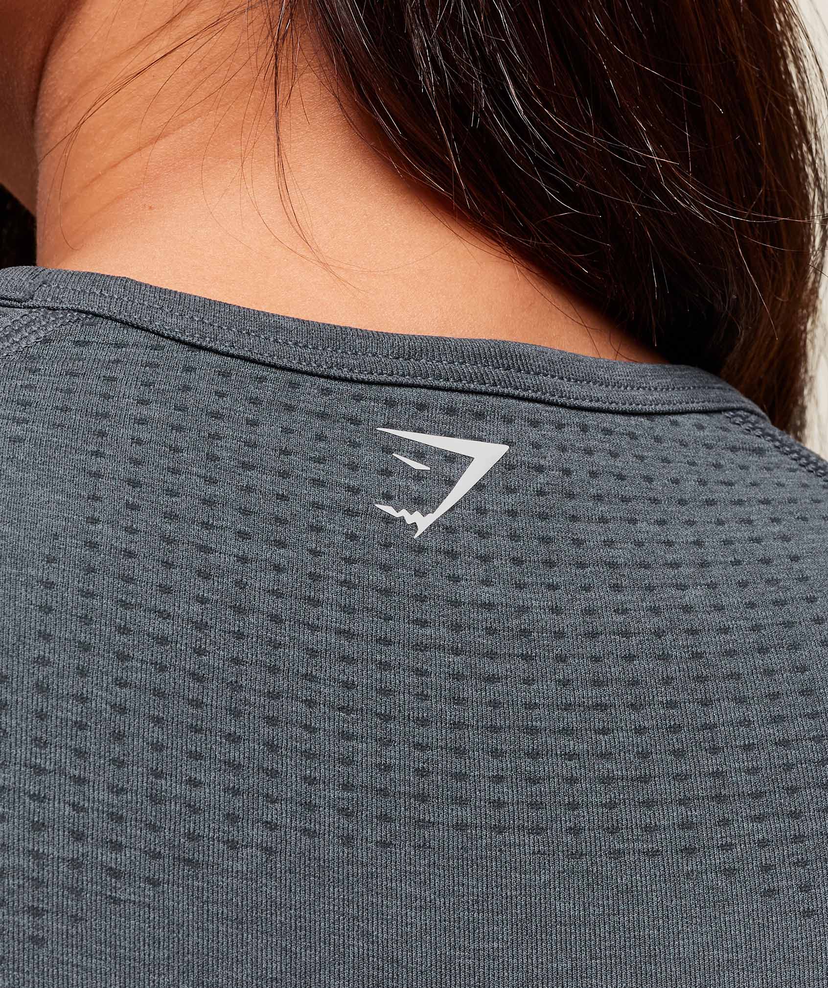 Gymshark Vital Crop Top - Strong Grey Marl