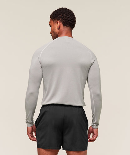 Gymshark Vital Long Sleeve T-Shirt - Light Grey/Smokey Grey
