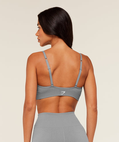Gymshark Vital Sports Bra - GS Medium Grey/ Marl