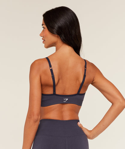 Gymshark Vital Sports Bra - Midnight Purple/Marl