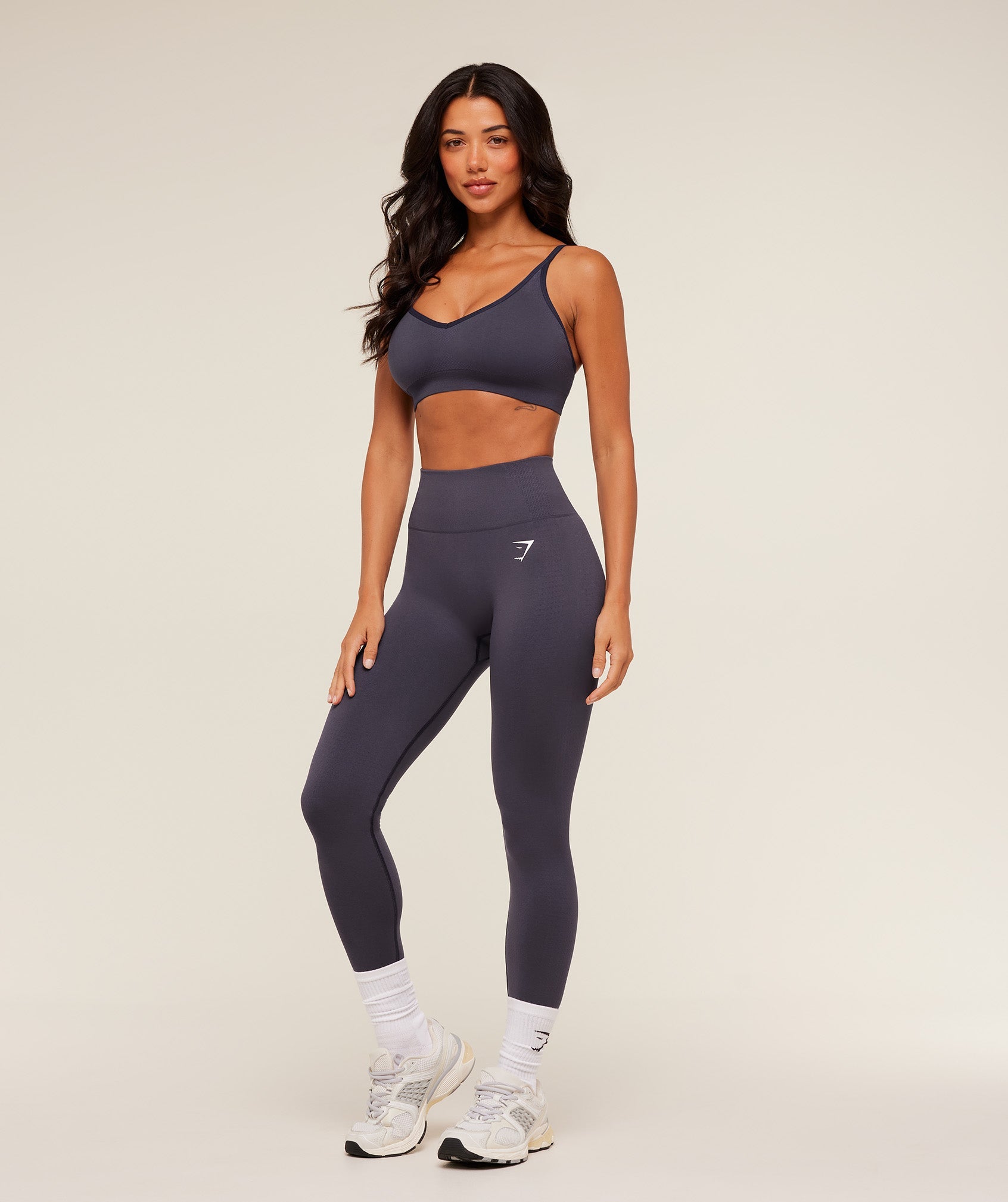 Gymshark Vital Sports Bra - Midnight Purple/Marl