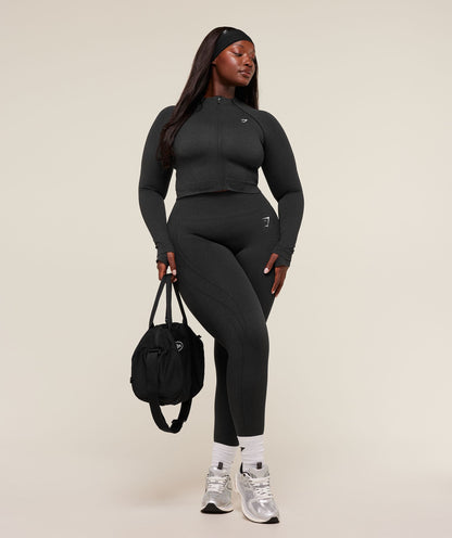 Gymshark VItal Warm Leggings - Black Marl