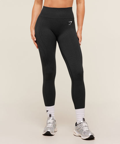 Gymshark VItal Warm Leggings - Black Marl