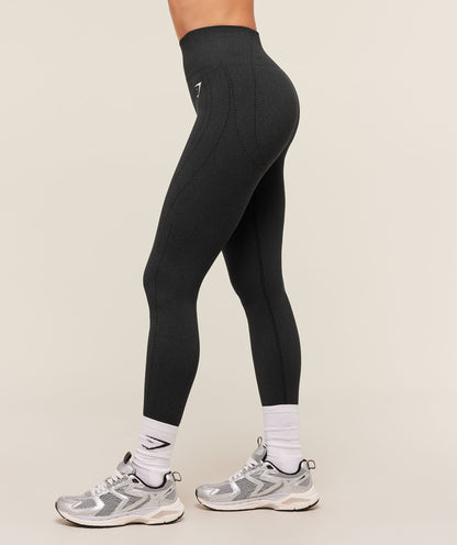 Gymshark VItal Warm Leggings - Black Marl