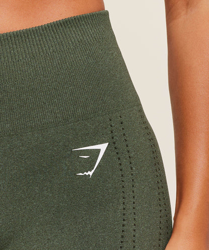 Gymshark VItal Warm Leggings - Base Green/Marl