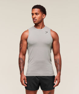 Gymshark Vital Tank - Light Grey/Smokey Grey