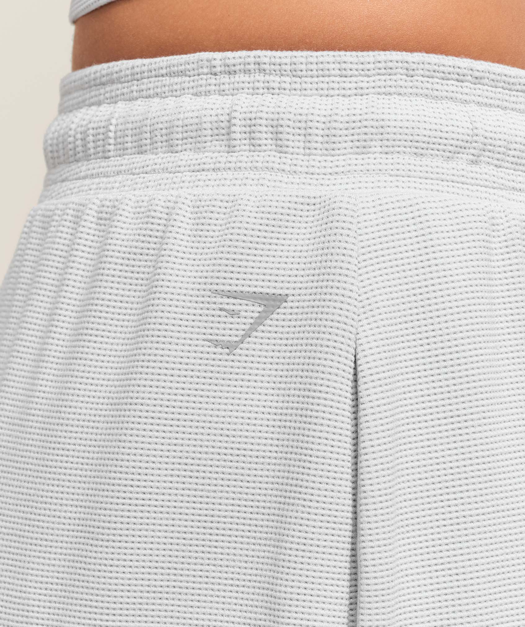 Gymshark Waffle Shorts - Light Grey