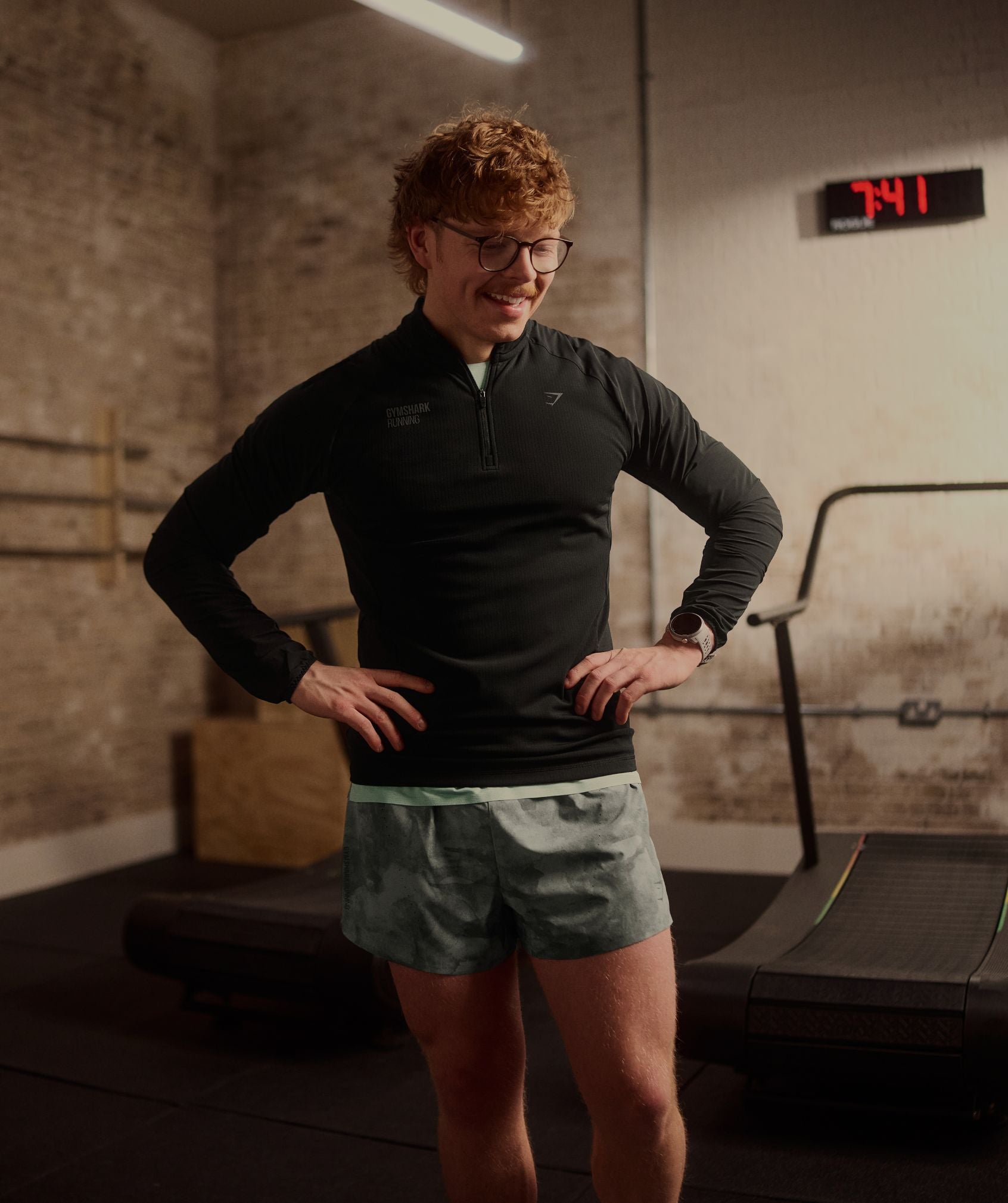 Gymshark Running Elite Race 5" Short - Smokey Grey