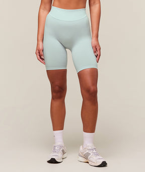 Gymshark everywear Warp Knit Cycling Short - Frost Blue