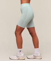 Gymshark everywear Warp Knit Cycling Short - Frost Blue