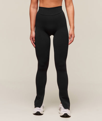 Gymshark everywear Warp Knit Flare Leggings - Black