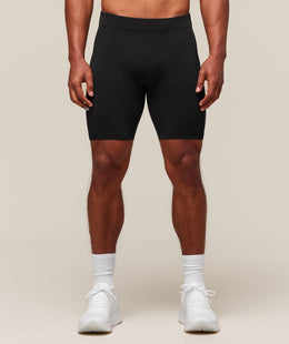Gymshark everywear Warp Knit Half Tight - Black
