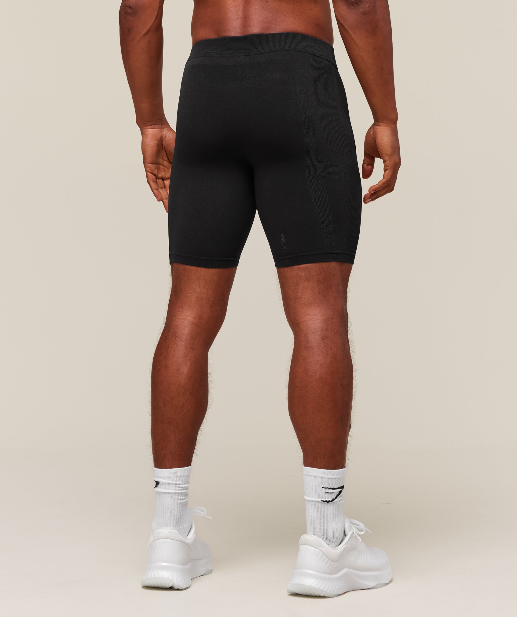 Gymshark everywear Warp Knit Half Tight - Black