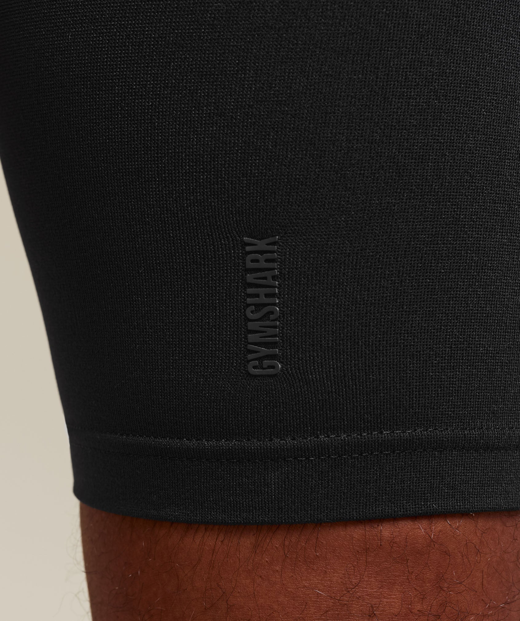 Gymshark everywear Warp Knit Half Tight - Black