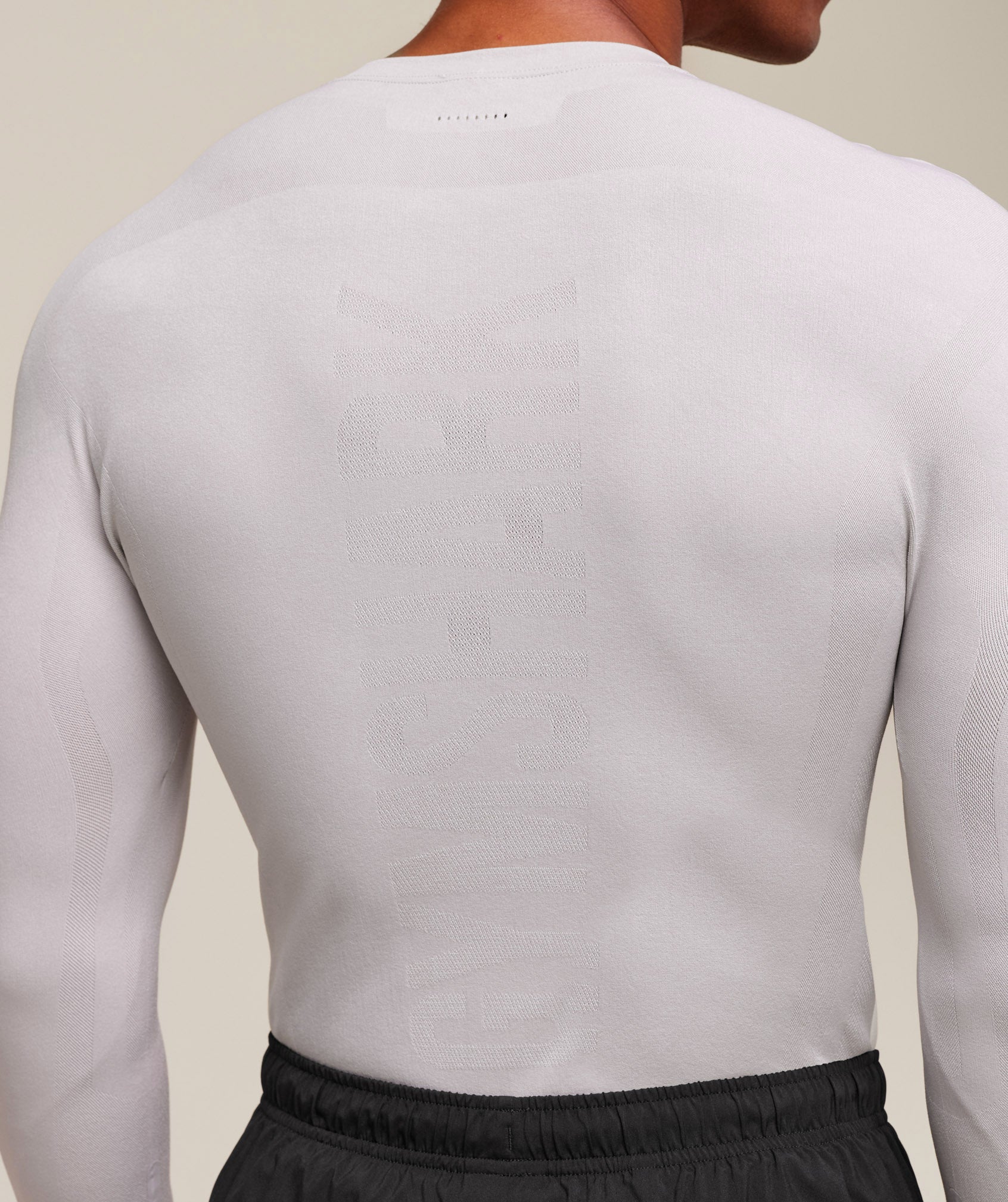 Gymshark everywear Warp Knit LS T-Shirt - Tame Grey