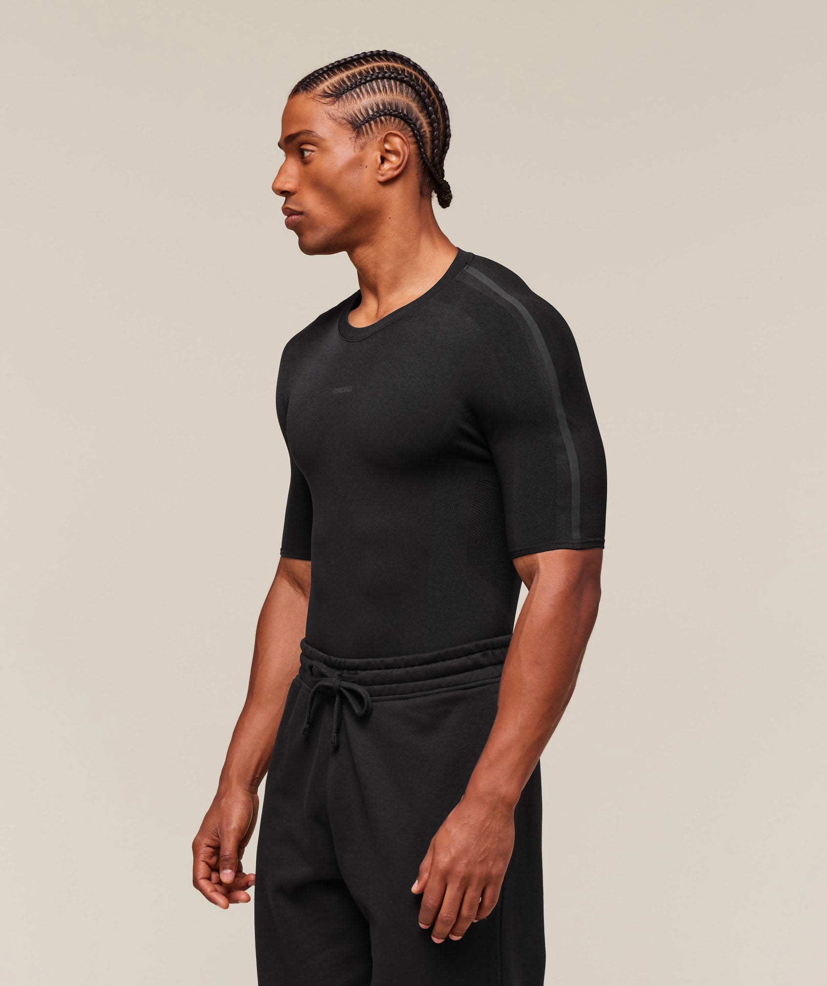 Gymshark everywear Warp Knit T-Shirt - Black