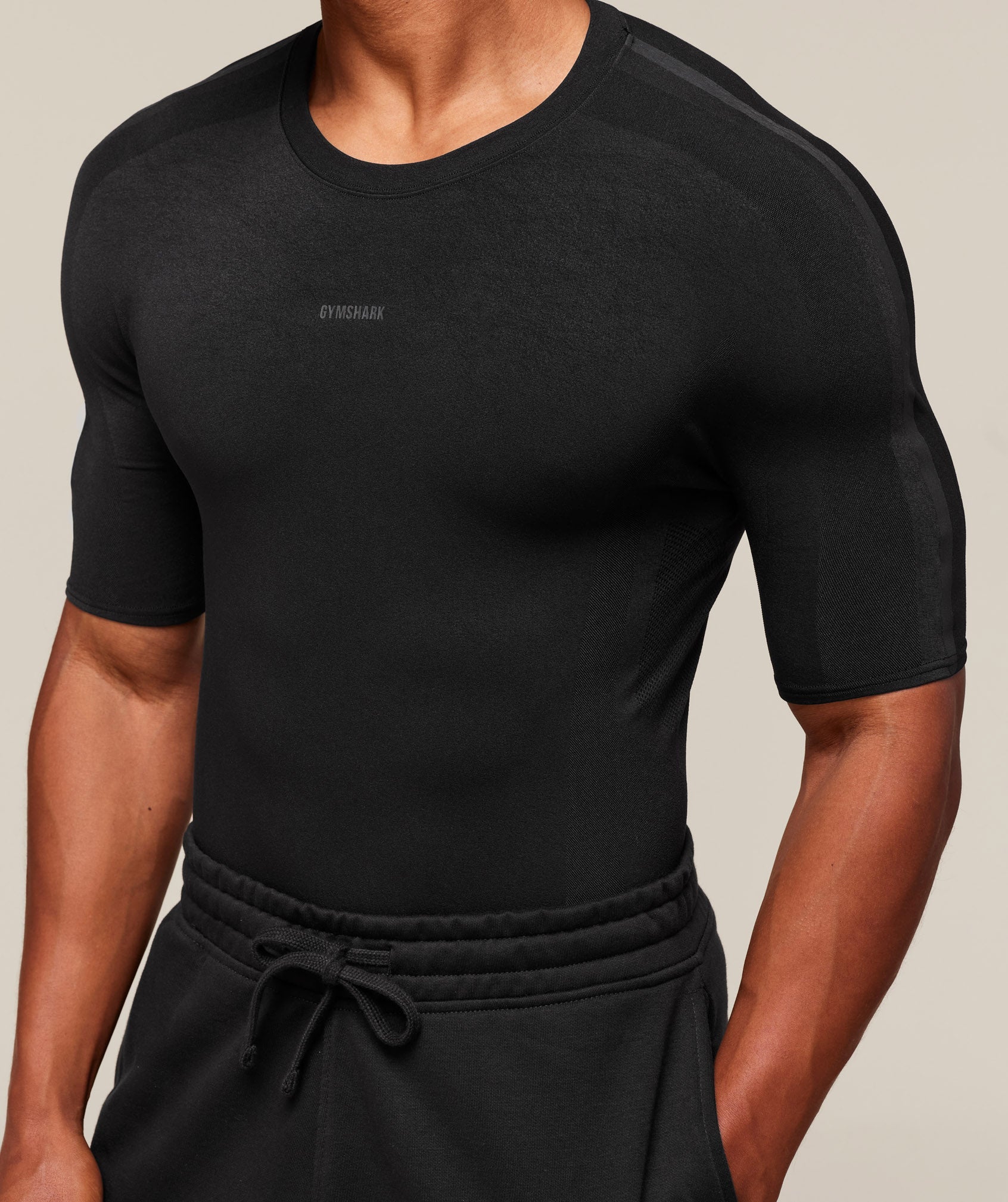 Gymshark everywear Warp Knit T-Shirt - Black