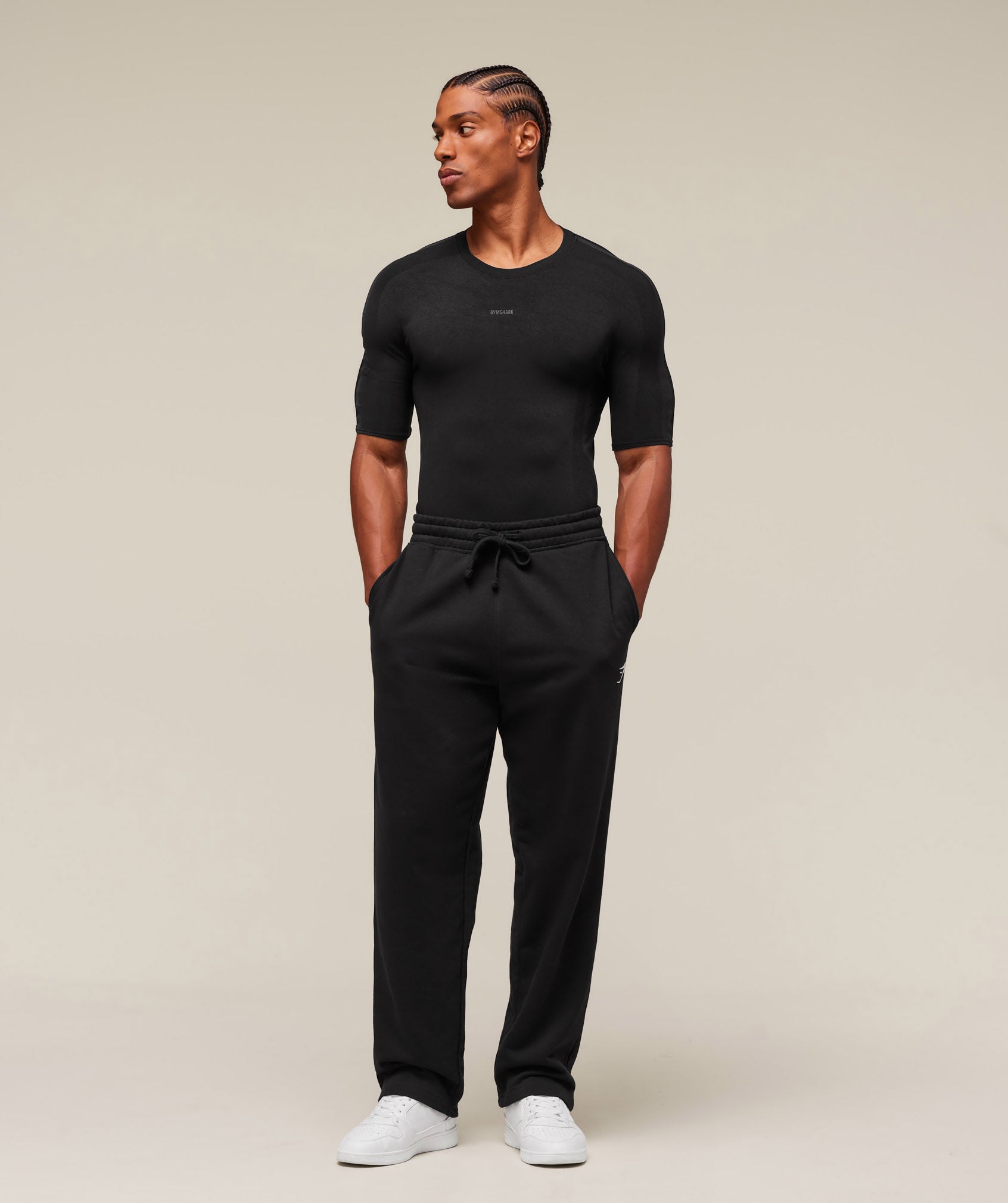 Gymshark everywear Warp Knit T-Shirt - Black