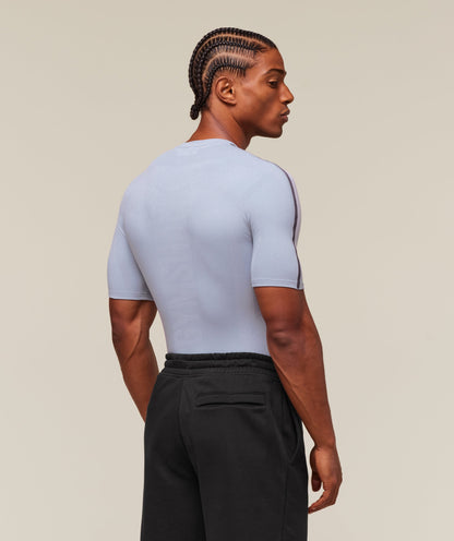 Gymshark everywear Warp Knit T-Shirt - Pale Blue