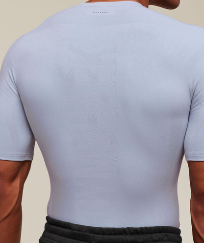 Gymshark everywear Warp Knit T-Shirt - Pale Blue