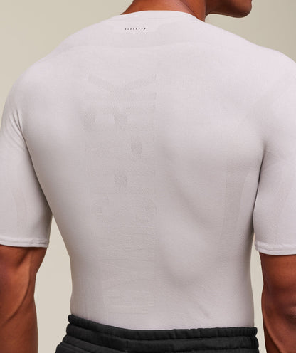 Gymshark everywear Warp Knit T-Shirt - Tame Grey