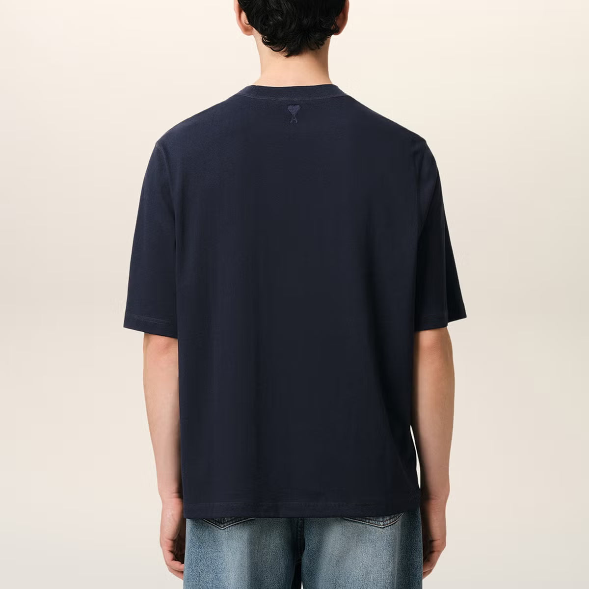 AMI Logo Cotton-Jersey T-Shirt