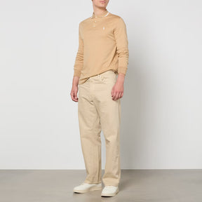 Polo Ralph Lauren Long Sleeved Cotton-Poplin Polo Shirt