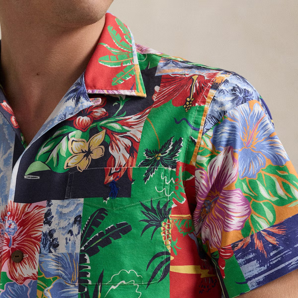 Polo Ralph Lauren Classic Fit Cotton-Poplin Oxford Short Sleeved Shirt