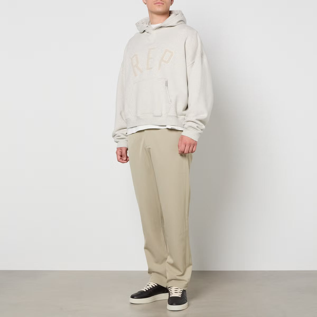 REPRESENT Rep Appliqué Cotton-Jersey Hoodie