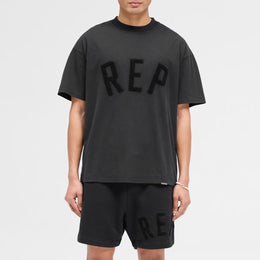 REPRESENT Rep Appliquéd Cotton-Jersey T-Shirt