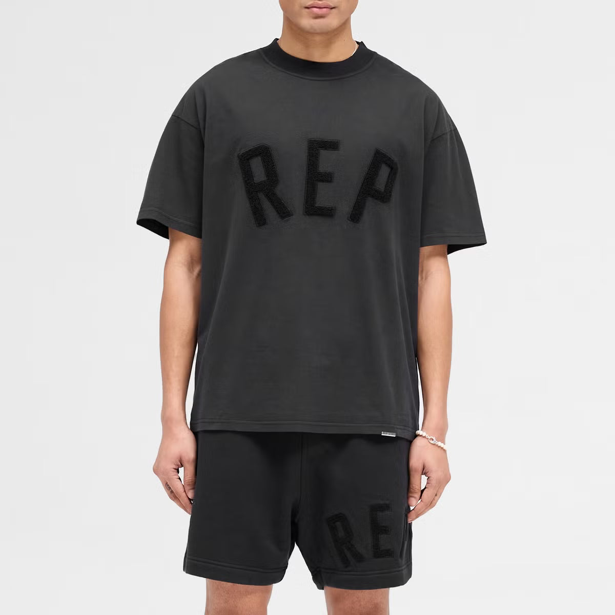 REPRESENT Rep Appliquéd Cotton-Jersey T-Shirt