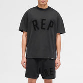 REPRESENT Rep Appliquéd Cotton-Jersey T-Shirt