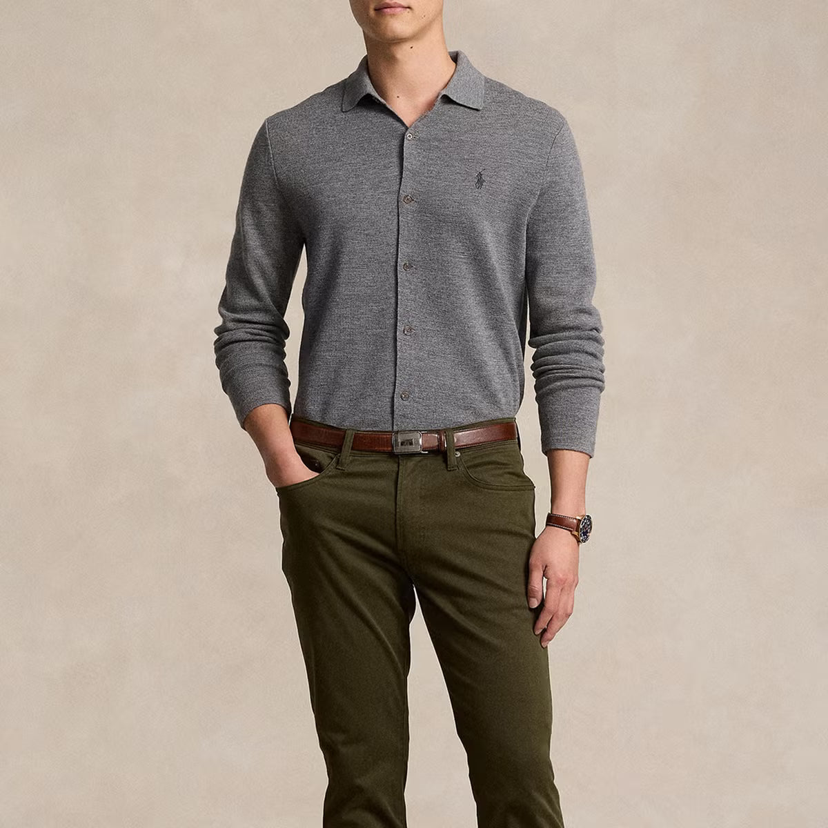 Polo Ralph Lauren Merino Wool Knit Cardigan