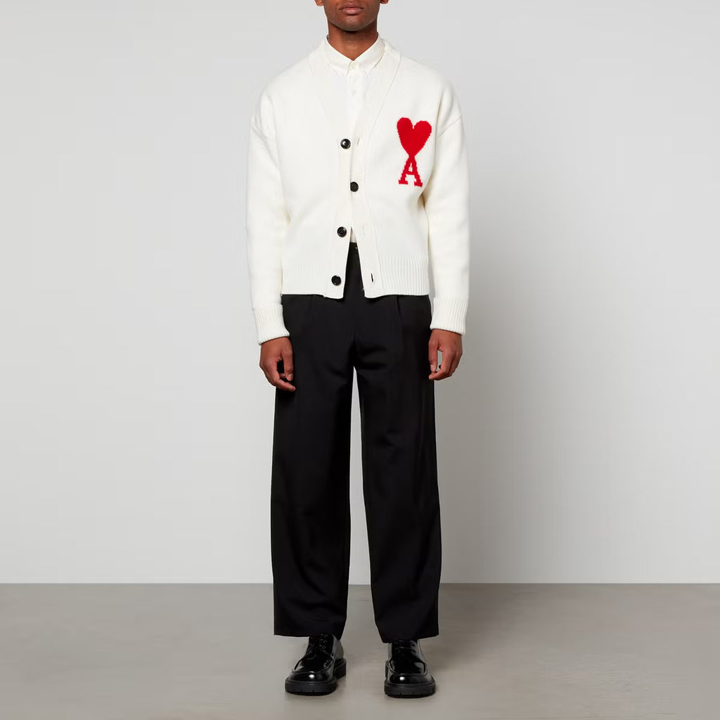 AMI De Coeur Wool Cardigan