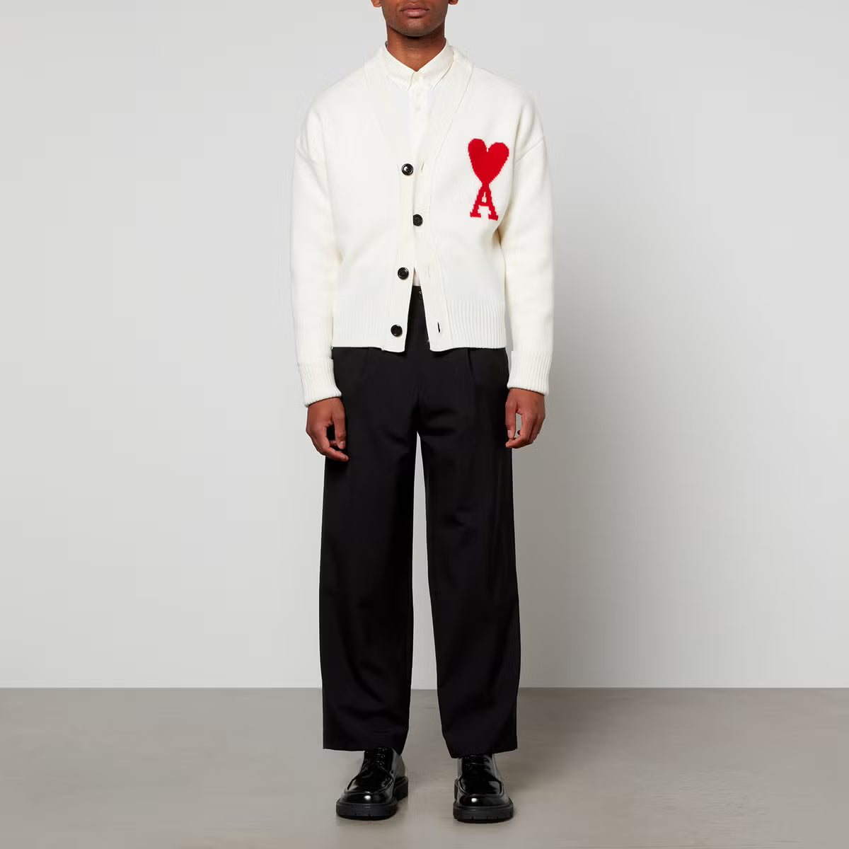 AMI De Coeur Wool Cardigan