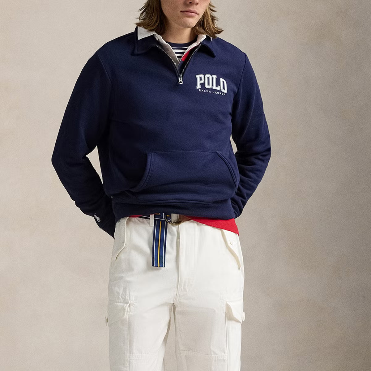Polo Ralph Lauren Varsity Cotton-Blend Jumper