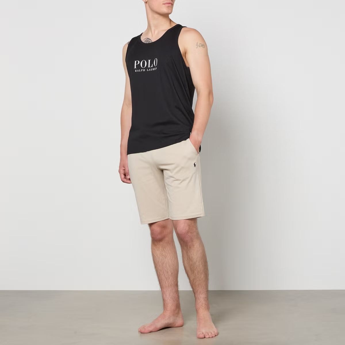 Polo Ralph Lauren Centre Logo Cotton-Jersey Tank Top