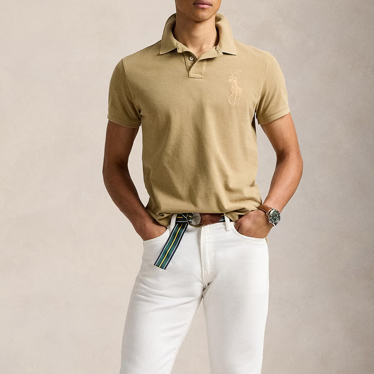 Polo Ralph Lauren Custom Slim-Fit Big Pony Polo Shirt