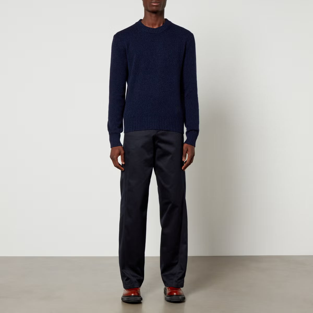 AMI de Coeur Cashmere and Wool-Blend Jumper